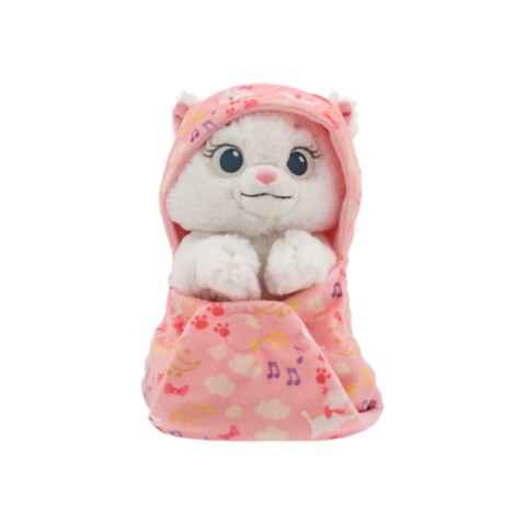 Детские мягкие игрушки Disney Marie Plush in Swaddle – The Aristocats – Disney Babies – Small 10''