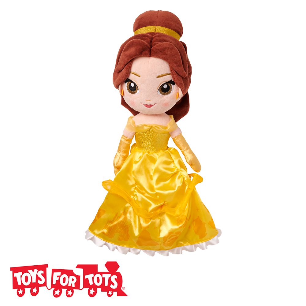 Belle Plush Doll – Beauty and the Beast – 14 1/2'' – Toys for Tots Donation Item