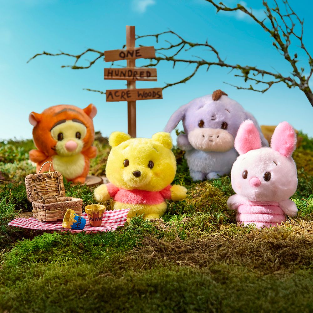 Piglet Urupocha-Chan Plush &ndash; Winnie the Pooh &ndash; Mini 5'' &ndash; Disney Store Japan