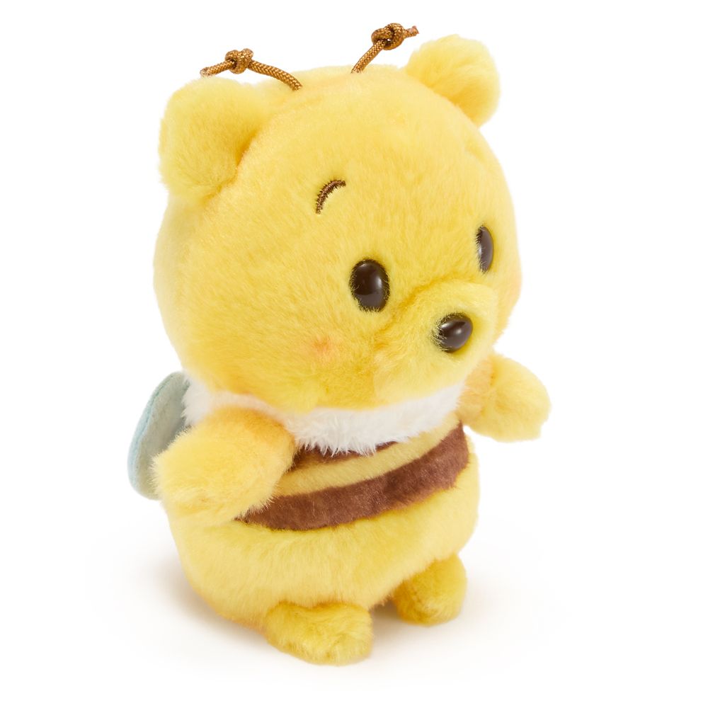 Winnie the Pooh as Bee Urupocha-Chan Plush &ndash; Mini 4 1/2'' &ndash; Disney Store Japan
