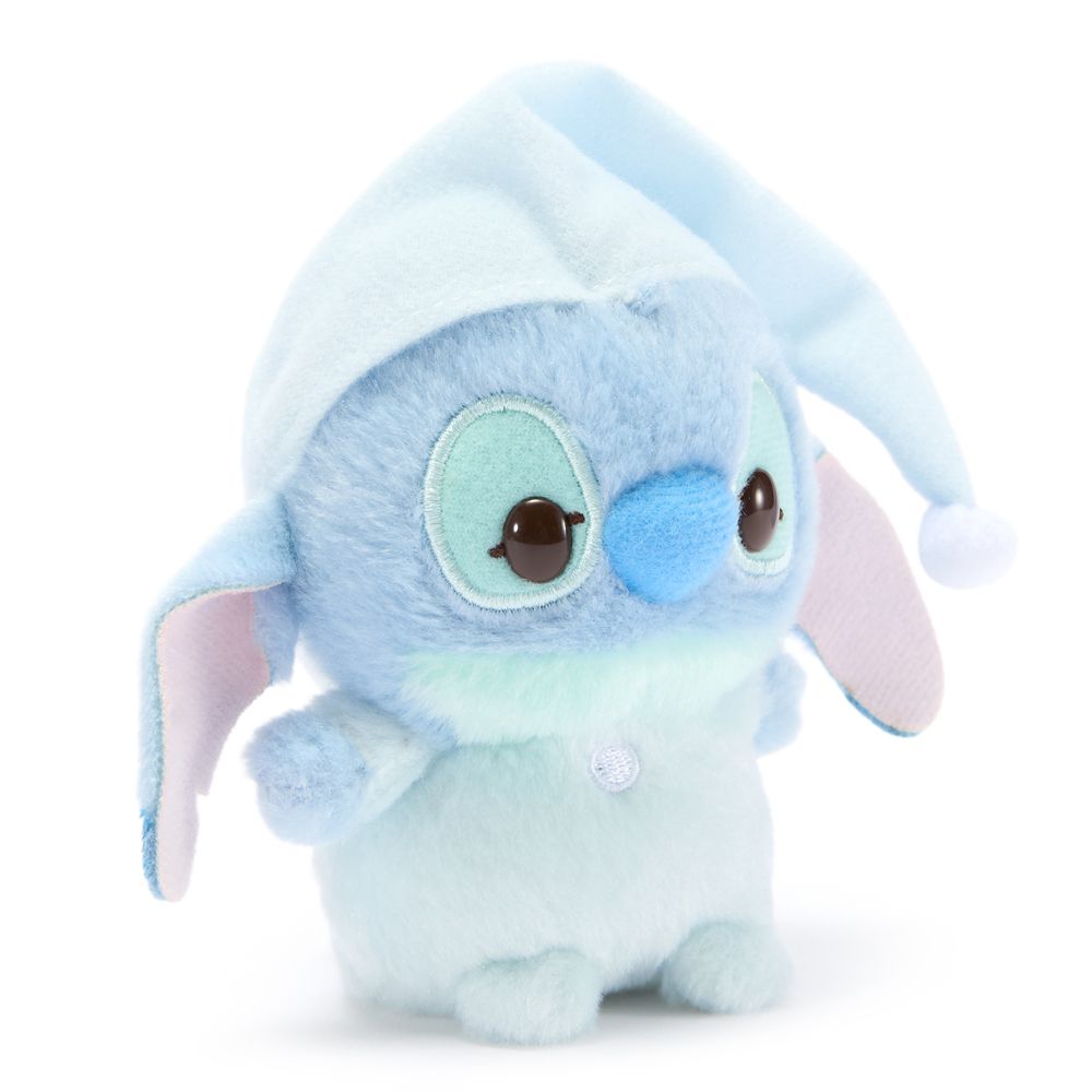 Stitch in Pajamas Urupocha-Chan Plush &ndash; Lilo & Stitch &ndash; Mini 4 3/4'' &ndash; Disney Store Japan