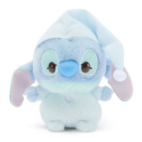 Мягкие игрушки Disney Stitch in Pajamas Urupocha-Chan Plush – Lilo & Stitch – Mini 4 3/4'' – Disney Store Japan