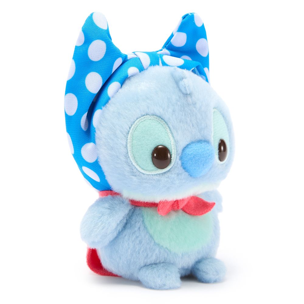 Stitch as Super Hero Urupocha-Chan Plush &ndash; Lilo & Stitch &ndash; Mini 4 3/4'' &ndash; Disney Store Japan