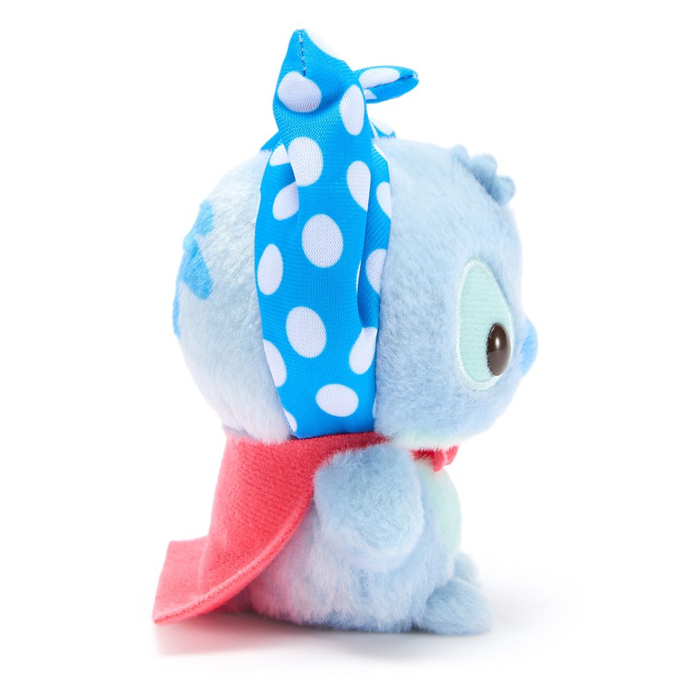 Stitch as Super Hero Urupocha-Chan Plush &ndash; Lilo & Stitch &ndash; Mini 4 3/4'' &ndash; Disney Store Japan