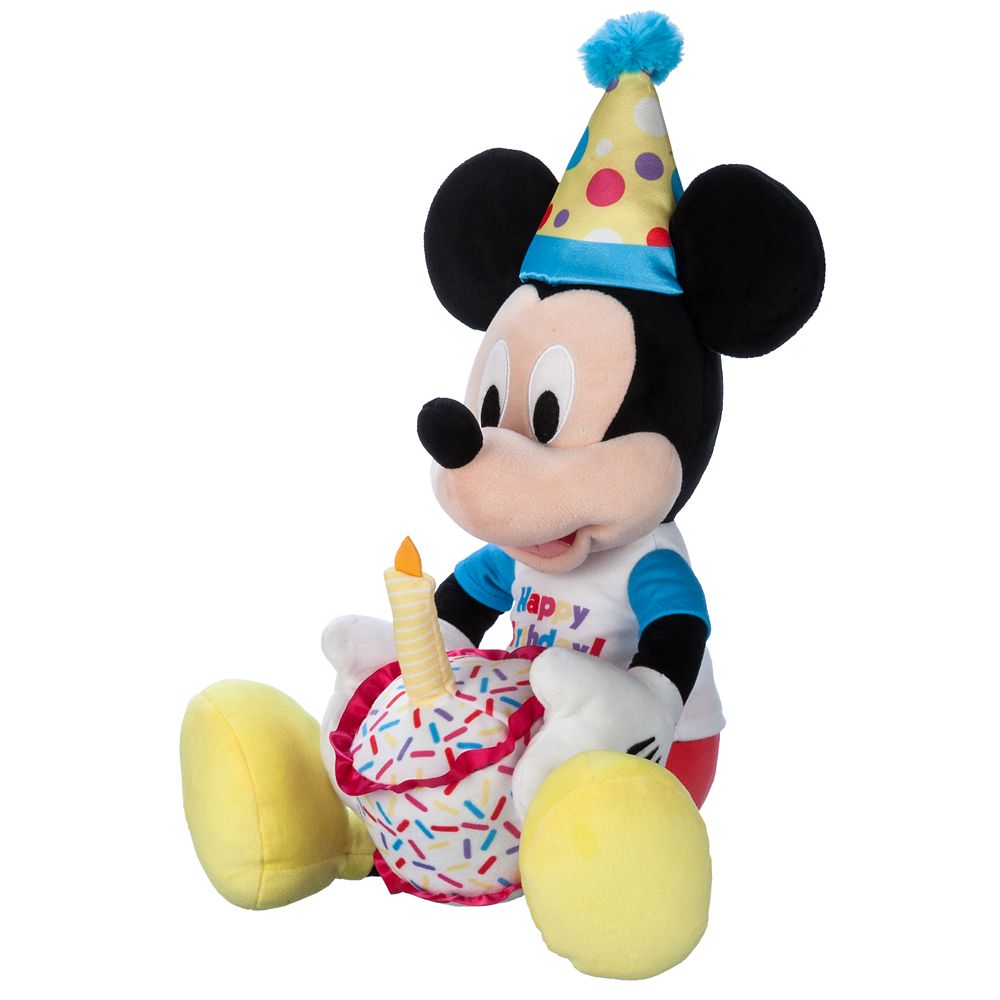Mickey Mouse Happy Birthday Plush - Medium 18''