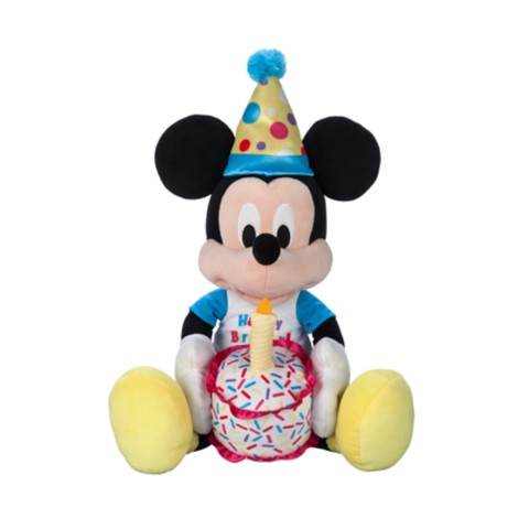 Детские мягкие игрушки Disney Mickey Mouse Happy Birthday Plush – Medium 18''