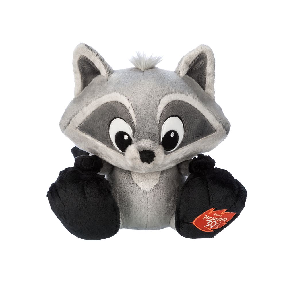 Meeko Big Feet Plush  Pocahontas 30th Anniversary  Small 11 Official shopDisney