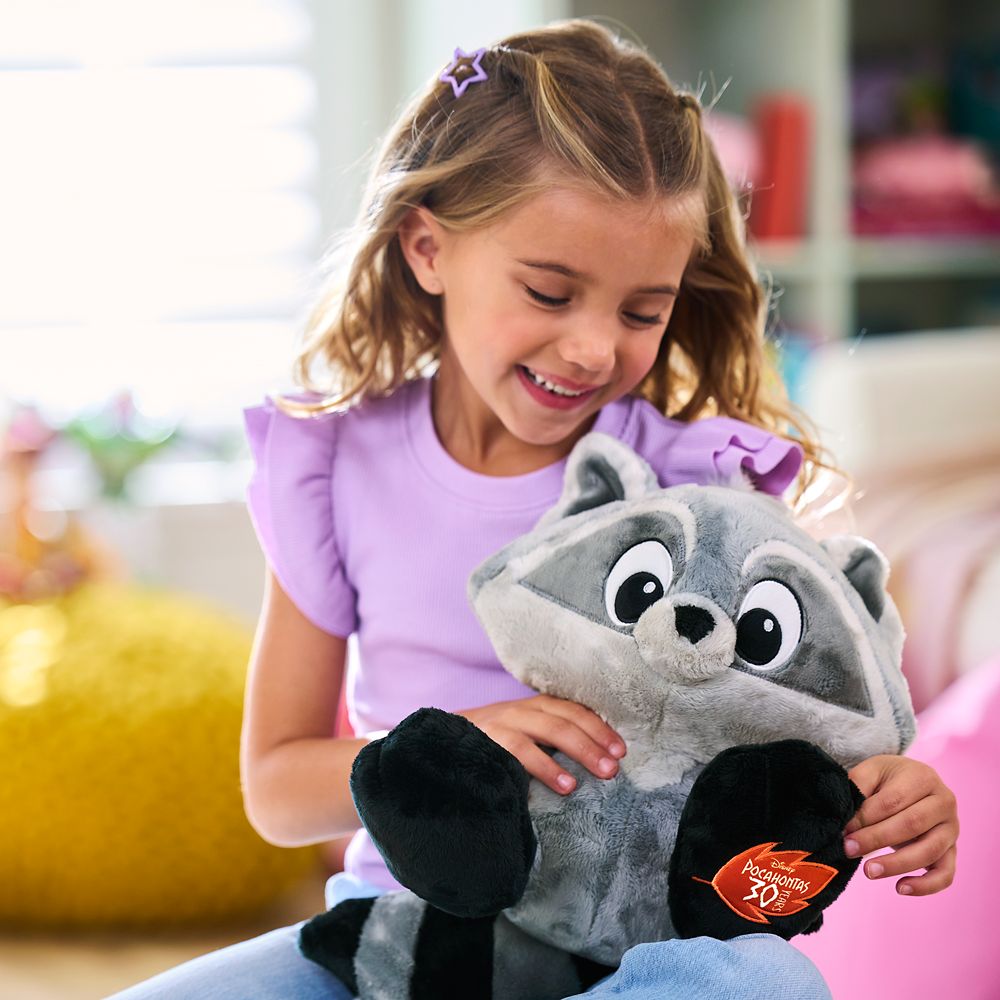 Meeko Big Feet Plush &ndash; Pocahontas 30th Anniversary &ndash; Small 11''