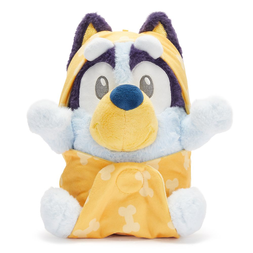 Bluey Plush in Blanket Pouch &ndash; Disney Babies &ndash; Small 11''