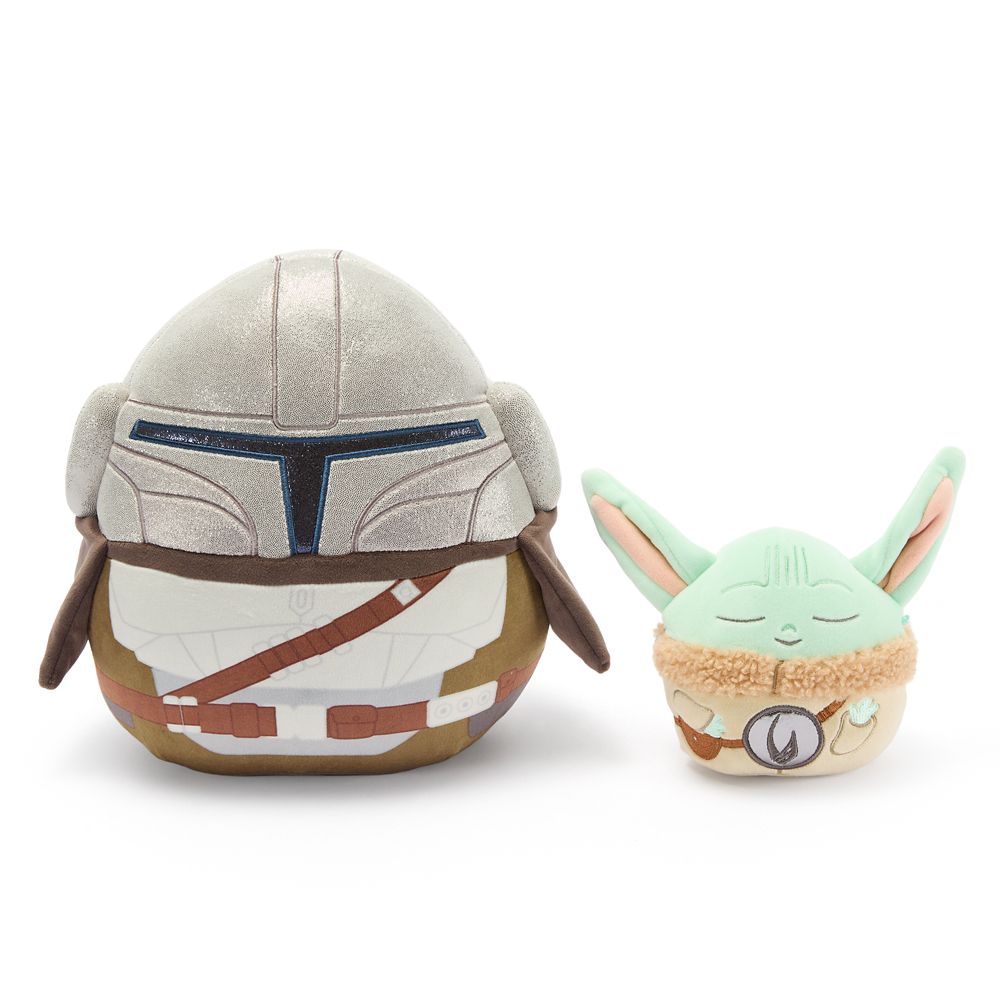 The Mandalorian and Grogu Squishmallows Plush Set &ndash; Star Wars &ndash; Exclusive