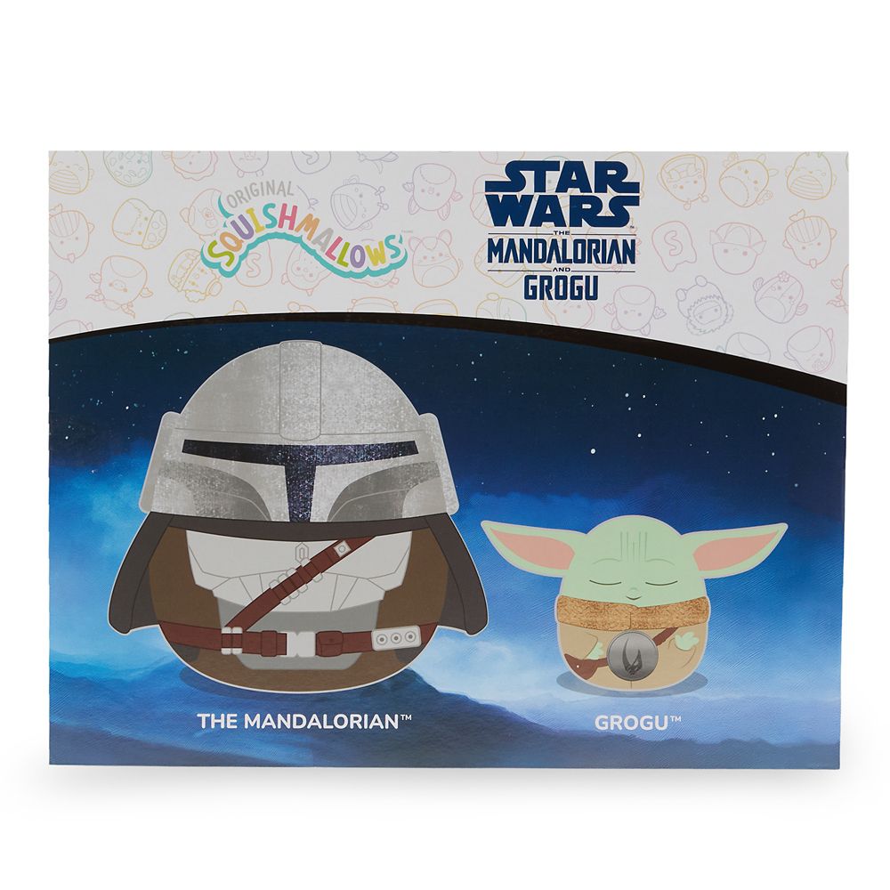 The Mandalorian and Grogu Squishmallows Plush Set &ndash; Star Wars &ndash; Exclusive