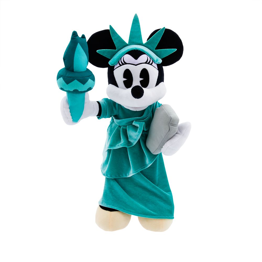 Minnie Mouse ''Lady Liberty'' Plush New York Medium 19 Official shopDisney