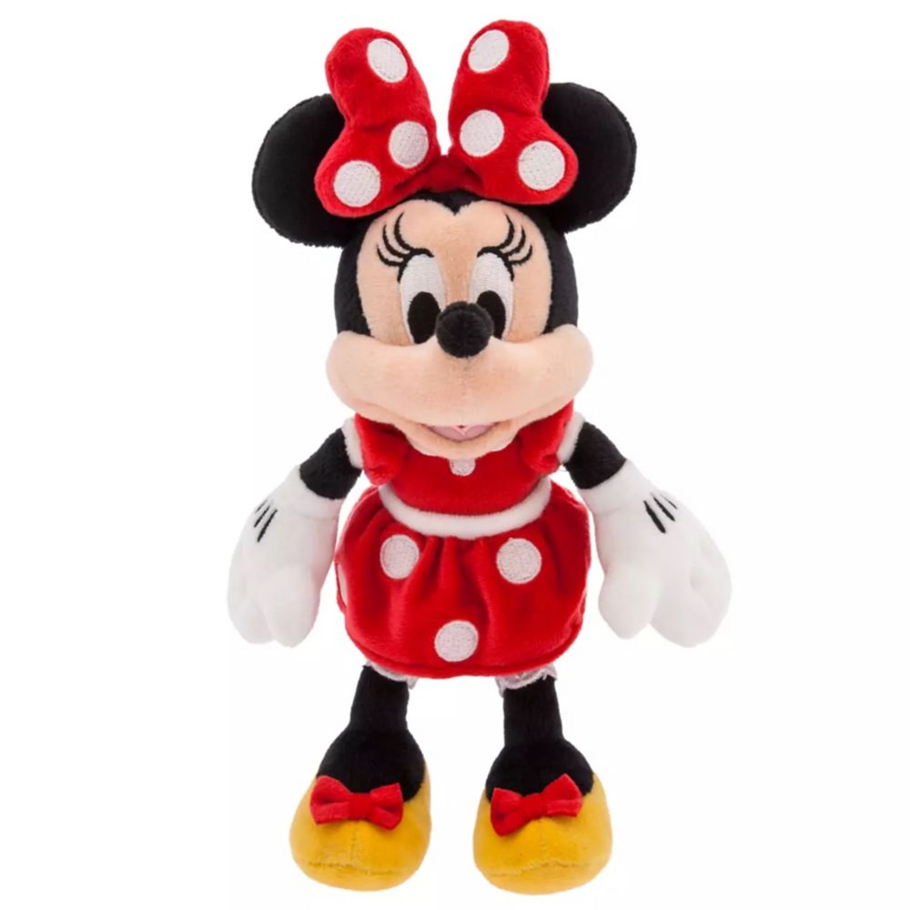 Minnie Mouse Plush &ndash; Red &ndash; Mini Bean Bag &ndash; 8 1/4''