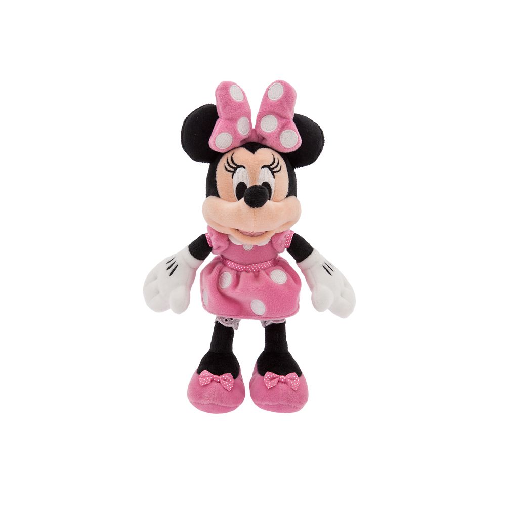 Minnie Mouse Plush Pink Mini Bean Bag 8 1/4'' Official shopDisney