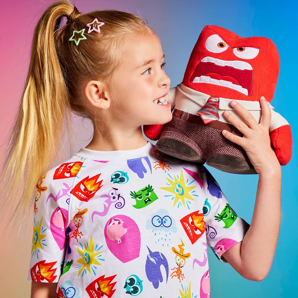 Anger Plush &ndash; Inside Out 2 &ndash; Small 9 1/2''