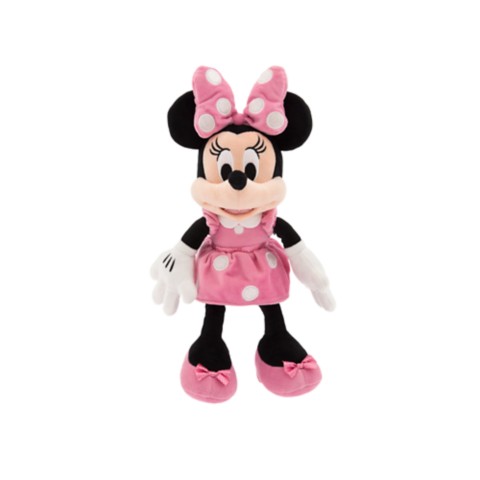 Детские мягкие игрушки Disney Minnie Mouse Plush – Pink – Small 14''