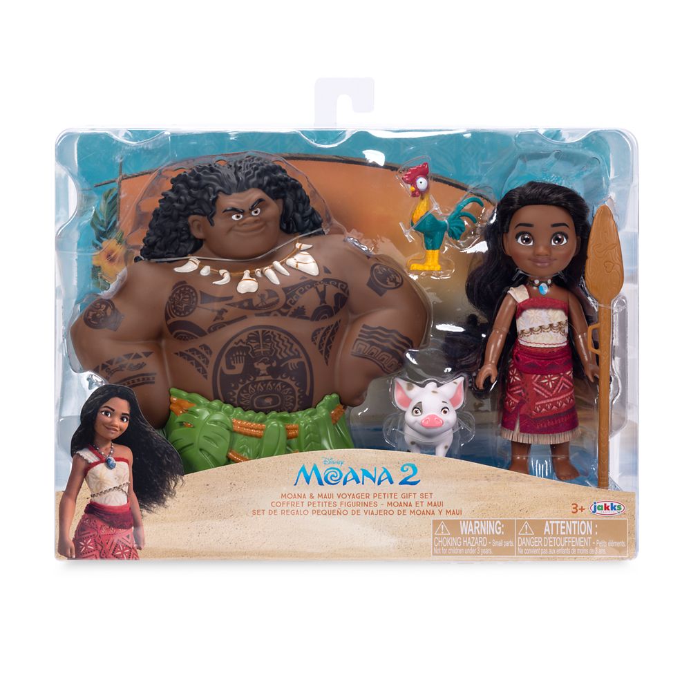 Moana & Maui Voyager Petite Doll Gift Set by Jakks - Moana 2