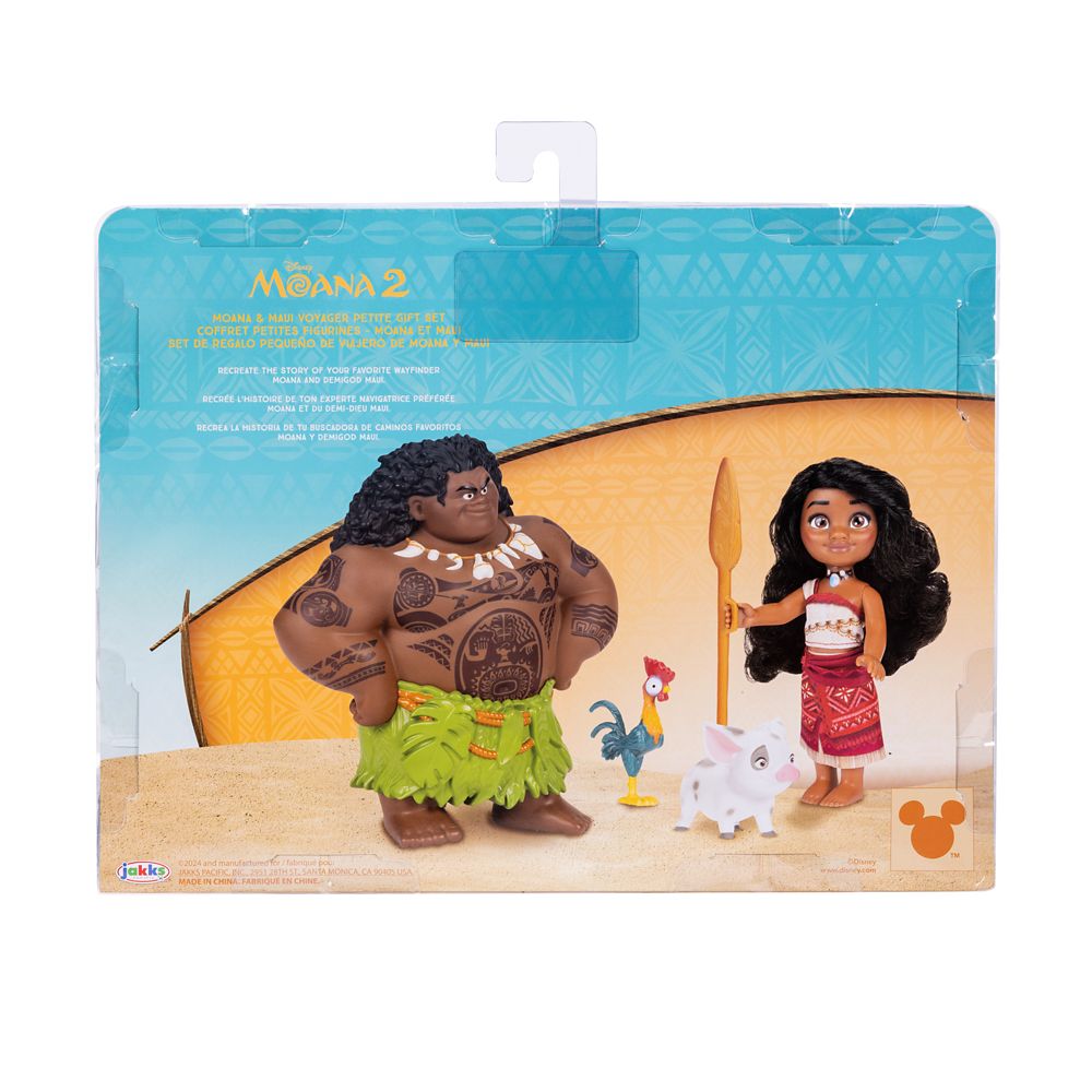 Moana & Maui Voyager Petite Doll Gift Set by Jakks - Moana 2