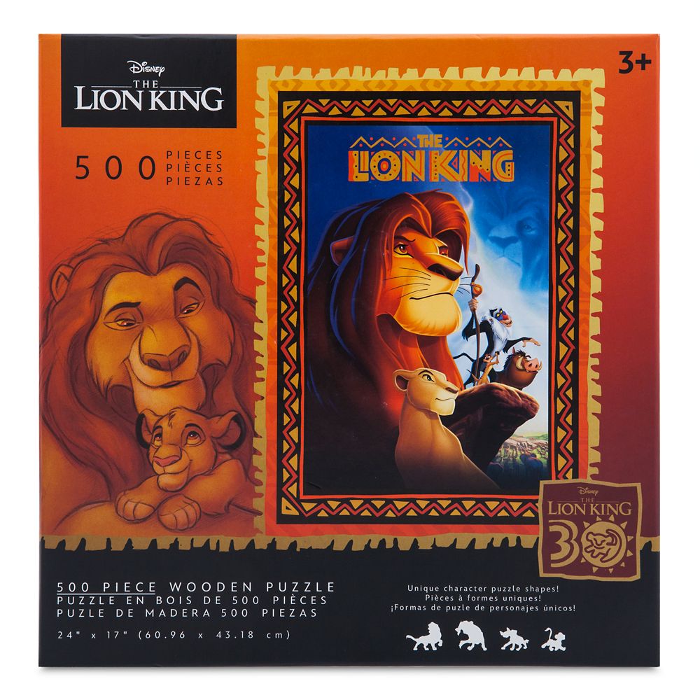The Lion King 30th Anniversary Wooden Jigsaw Puzzle