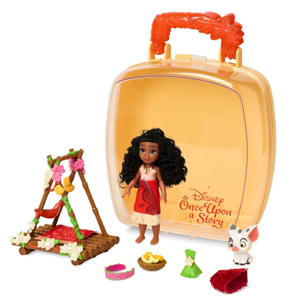 Moana Disney Once Upon a Story Mini Doll Playset – 5'' | Disney Store