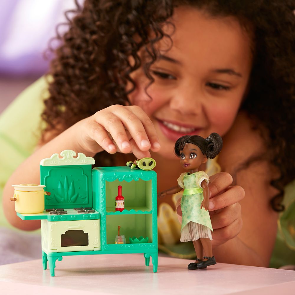 Tiana Disney Once Upon a Story Mini Doll Playset &ndash; The Princess and the Frog &ndash; 5''