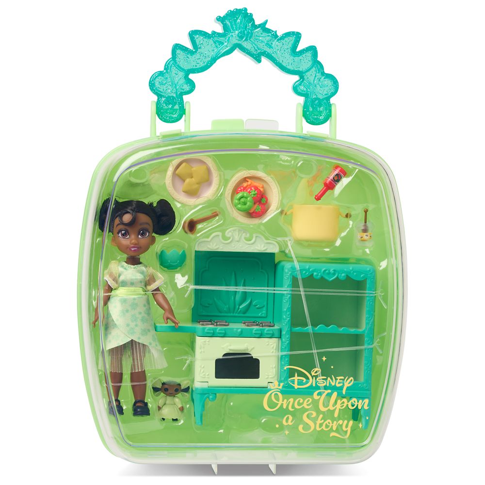 Tiana Disney Once Upon a Story Mini Doll Playset - The Princess and the Frog - 5''