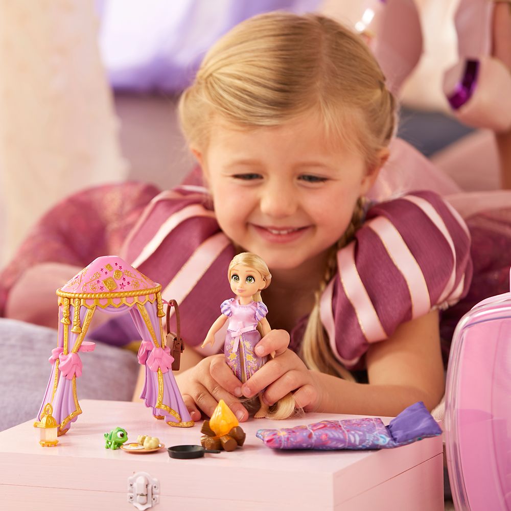 Rapunzel Disney Once Upon a Story Mini Doll Playset &ndash; Tangled &ndash; 5''