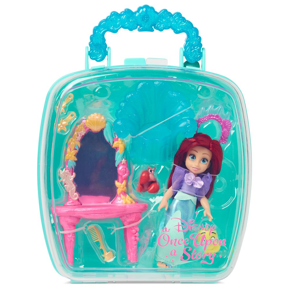 Ariel Disney Once Upon a Story Mini Doll Play Set - The Little Mermaid - 5''