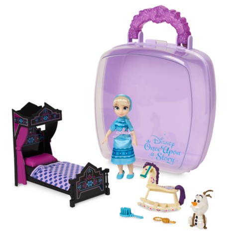 Детские куклы Disney Elsa Disney Once Upon a Story Mini Doll Play Set – Frozen – 5''