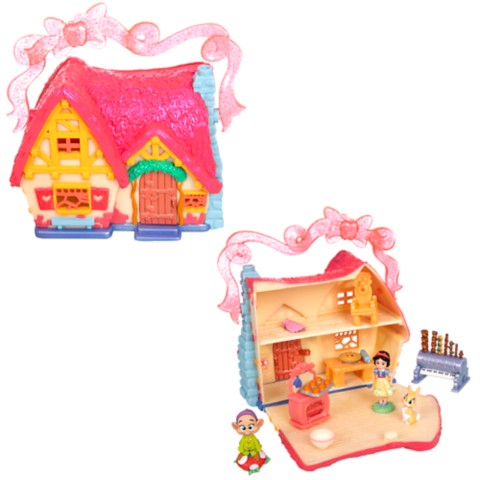 Игрушки Disney Snow White Cottage Micro Play Set – Snow White and the Seven Dwarfs – Disney Once Upon a Story