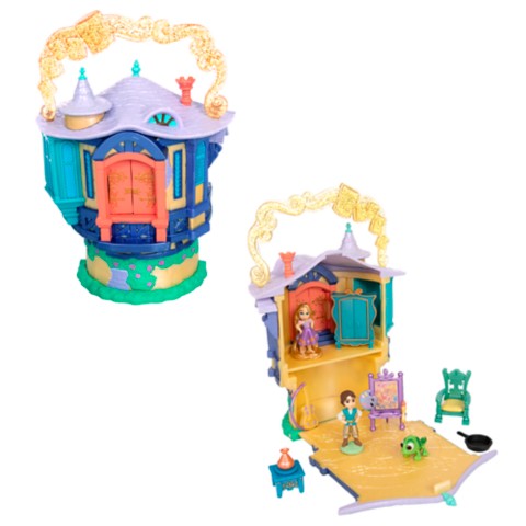 Игрушки Disney Rapunzel Tower Micro Play Set – Tangled – Disney Once Upon a Story