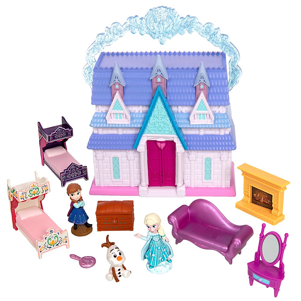 Anna and Elsa Arendelle Castle Micro Play Set - Frozen - Disney Once Upon a Story