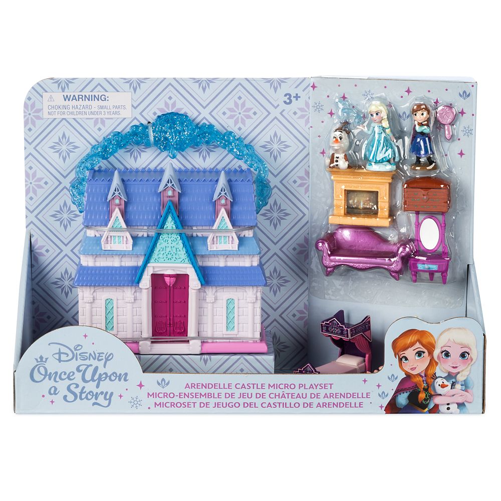 Anna and Elsa Arendelle Castle Micro Play Set - Frozen - Disney Once Upon a Story