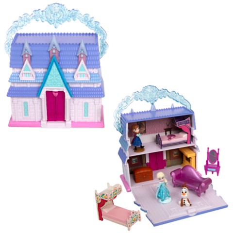 Игрушки Disney Anna and Elsa Arendelle Castle Micro Play Set – Frozen – Disney Once Upon a Story
