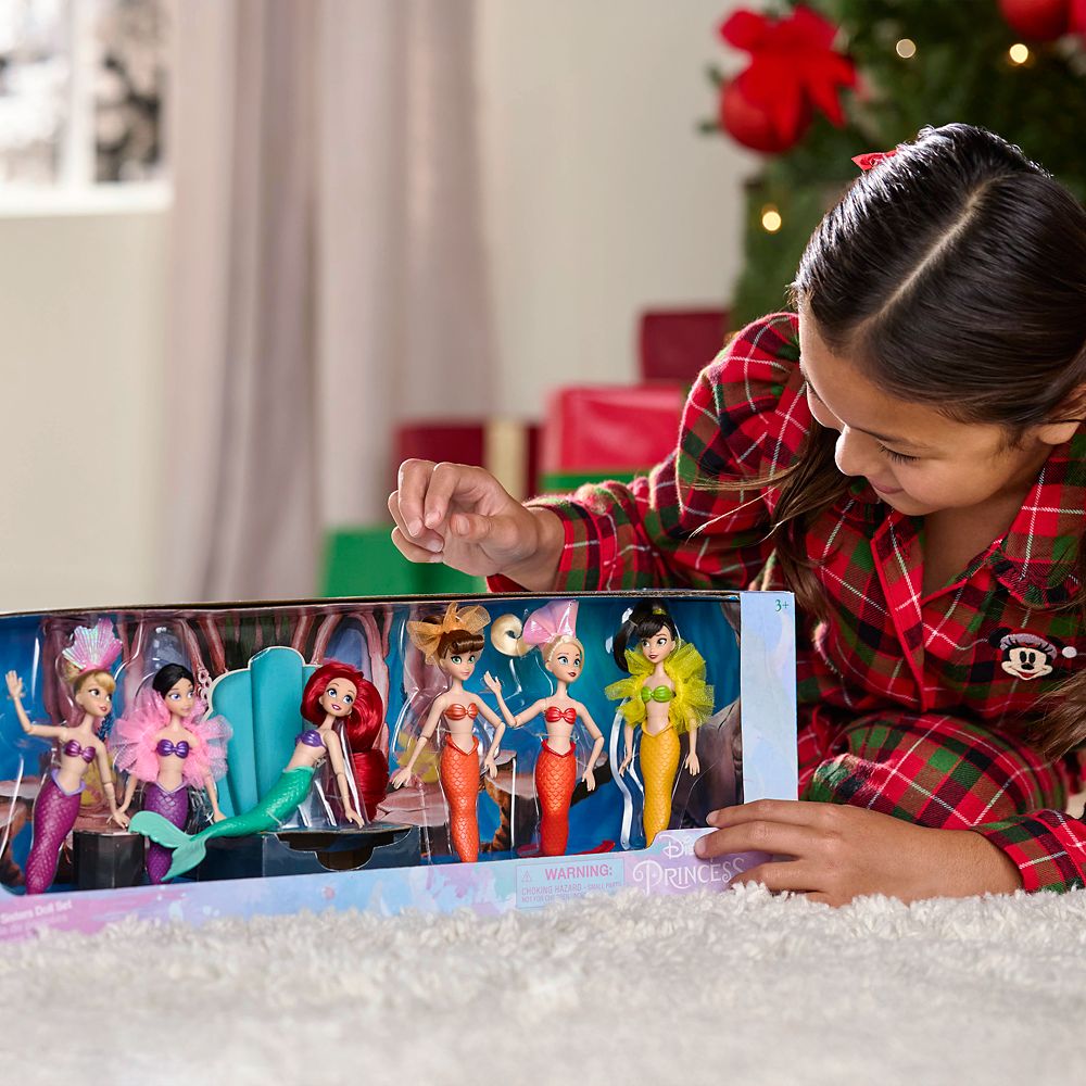 Ariel and Sisters Mini Doll Set &ndash; The Little Mermaid