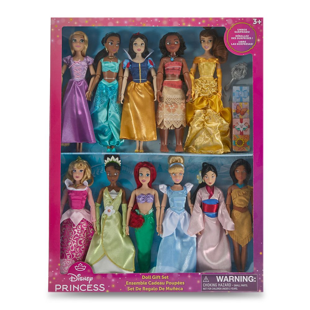 Disney Princess Classic Doll Collection Gift Set &ndash; 10 1/2'' to 11 1/2''