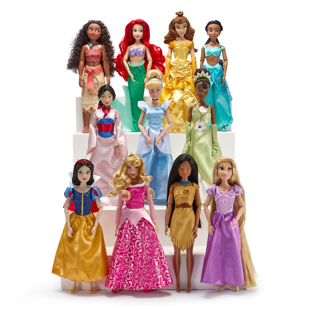 Disney Princess Classic Doll Collection Gift Set &ndash; 10 1/2'' to 11 1/2''