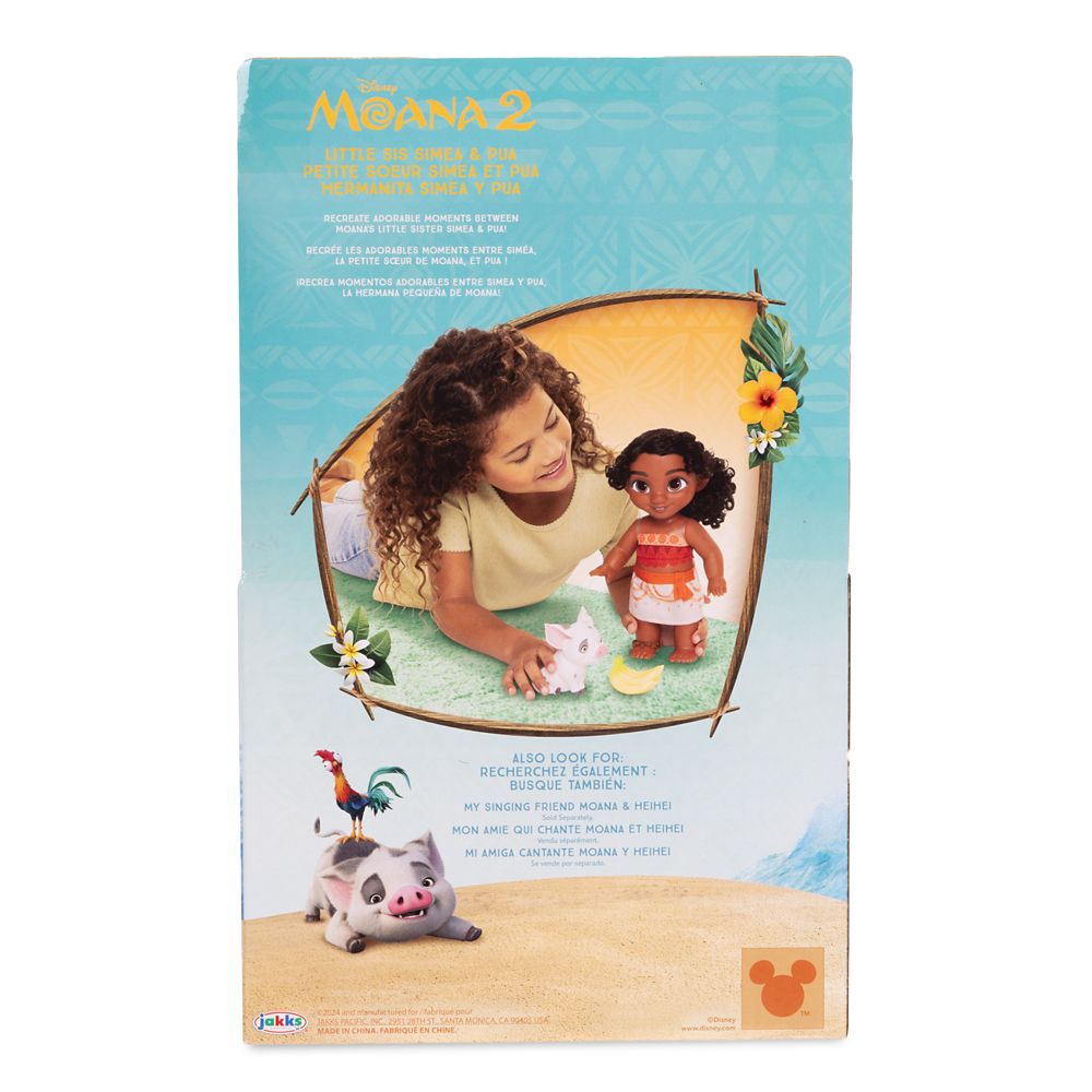 Simea and Pua Doll Set - Moana 2 - 12''