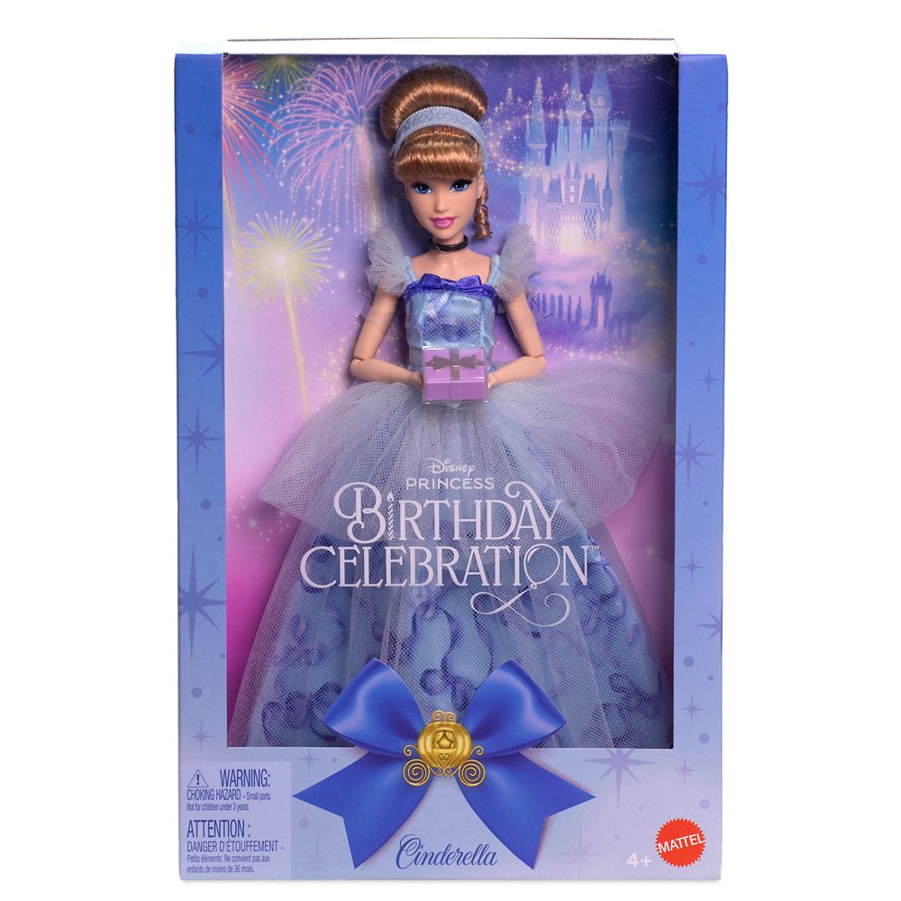 Cinderella Disney Princess Birthday Celebration Doll by Mattel - 12''