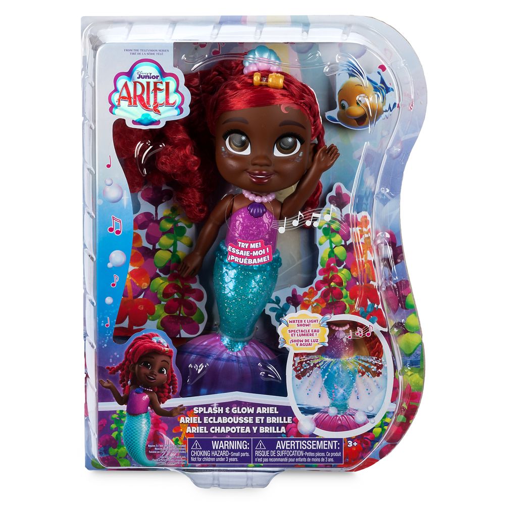 Disney Junior's Ariel Splash and Glow Doll - 11 1/2''