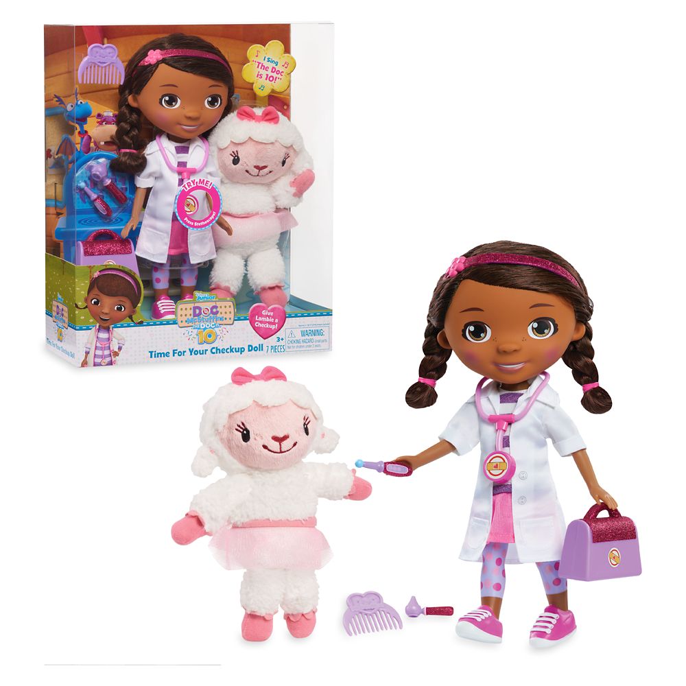 Doc McStuffins Time for Your Checkup Doll Set 11 1/2 Official shopDisney