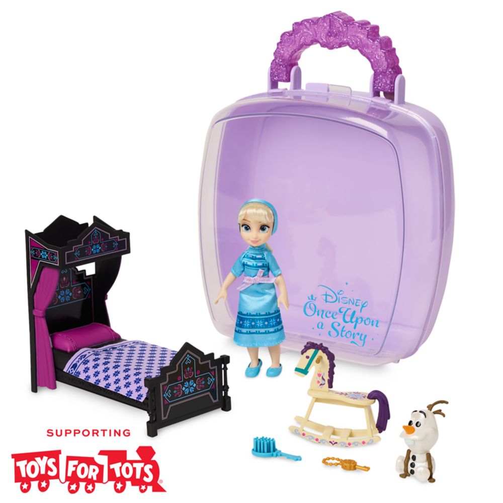 Elsa Disney Once Upon a Story Mini Doll Play Set – Frozen – 5'' – Toys for Tots Donation Item