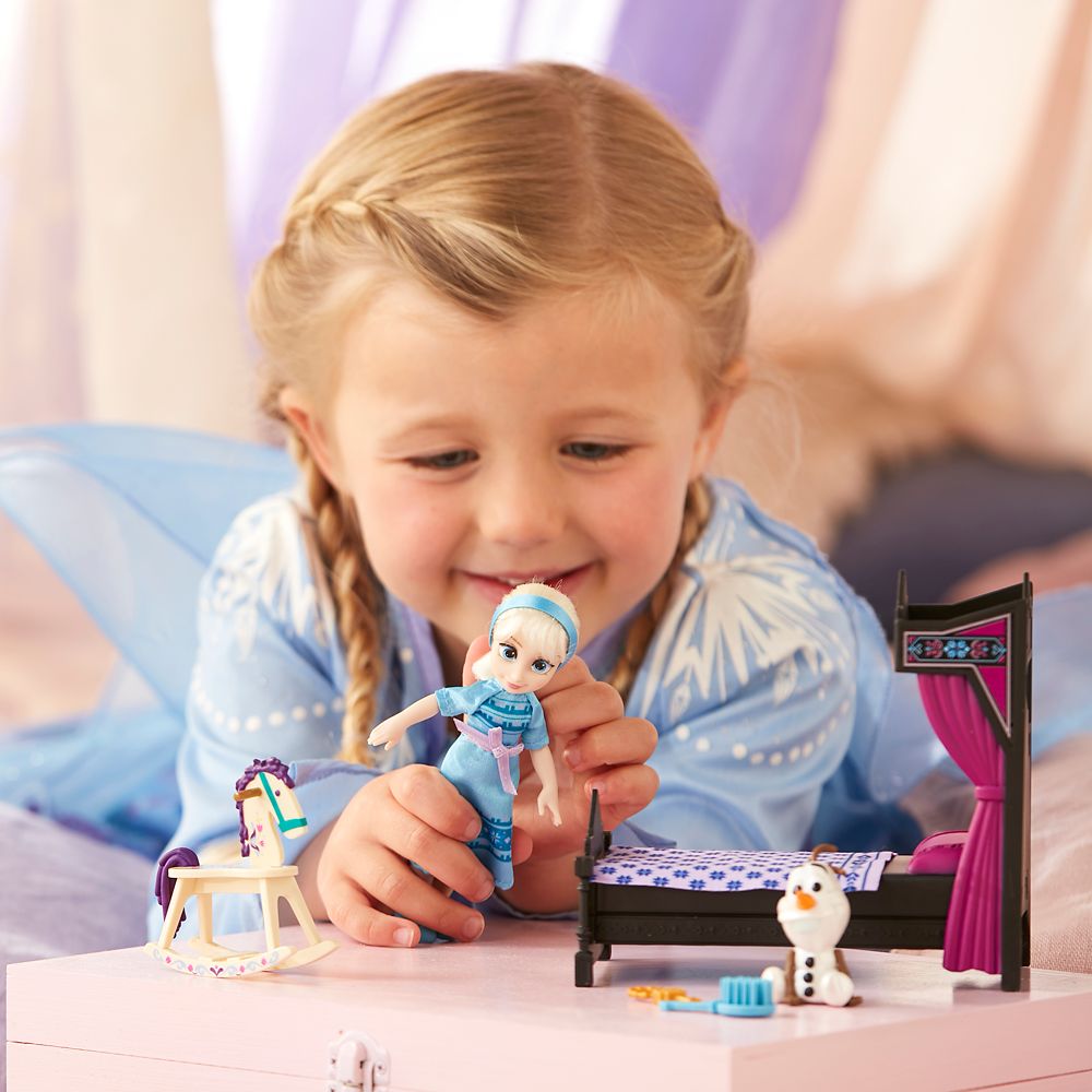 Elsa Disney Once Upon a Story Mini Doll Play Set &ndash; Frozen &ndash; 5'' &ndash; Toys for Tots Donation Item