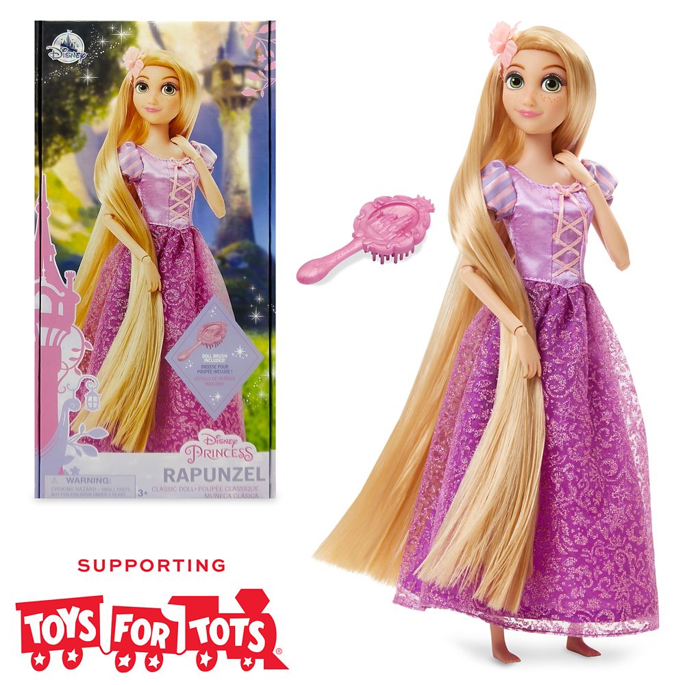 Rapunzel Classic Doll – Tangled – 11 1/2'' – Toys for Tots Donation Item