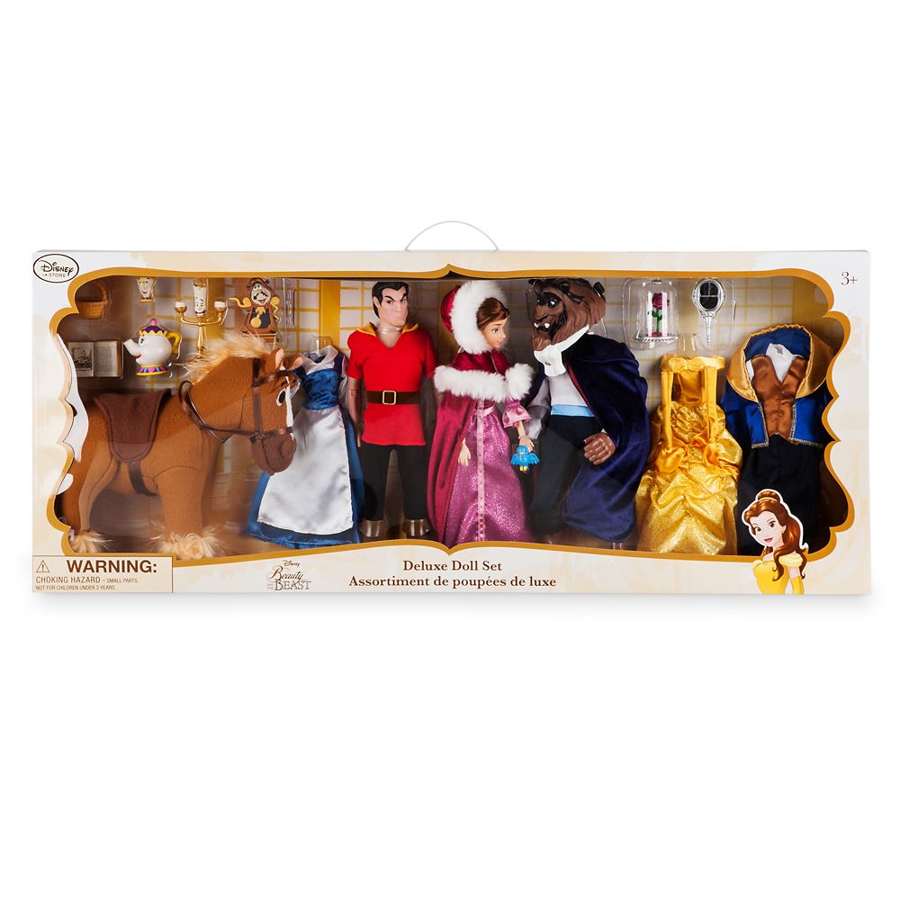 Disney beauty and the beast doll set on sale