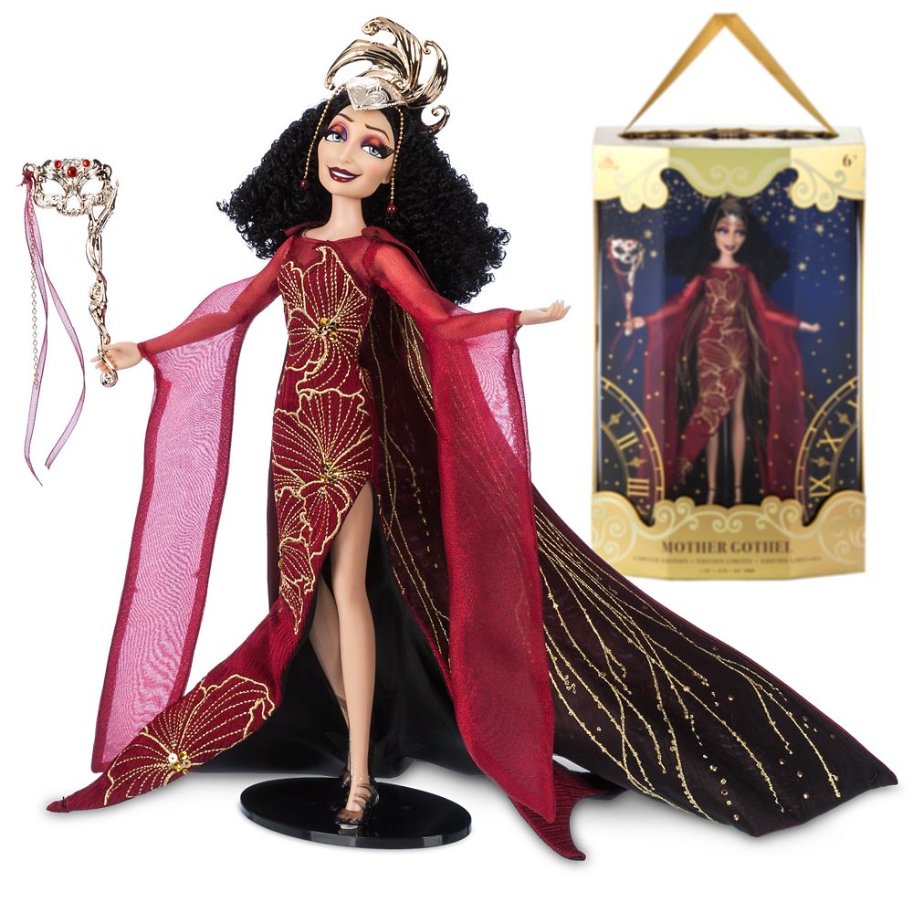 Mother Gothel Limited Edition Doll – Tangled – Disney Designer Collection  Midnight Masquerade Series – Fashionably Late – 12'' | Disney Store