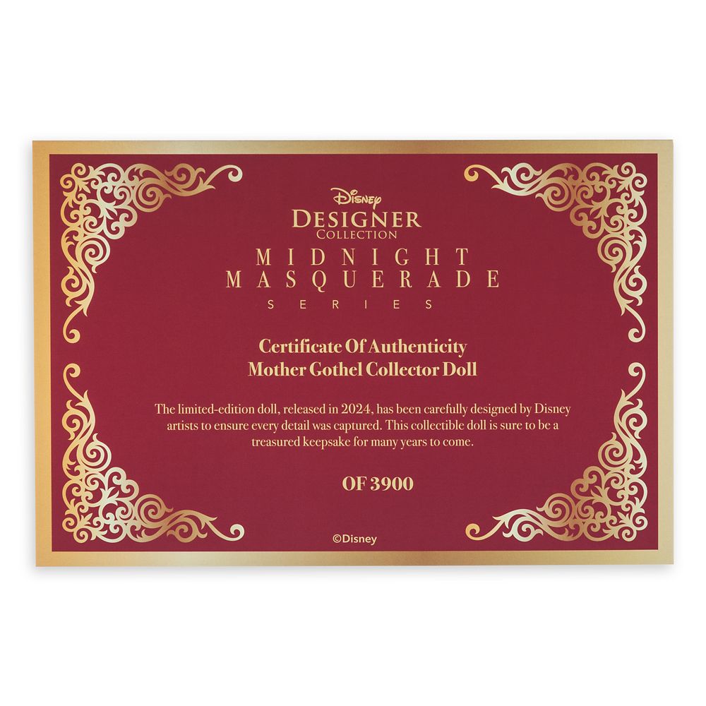 Mother Gothel Limited Edition Doll - Tangled - Disney Designer Collection Midnight Masquerade Series - Fashionably Late - 12''