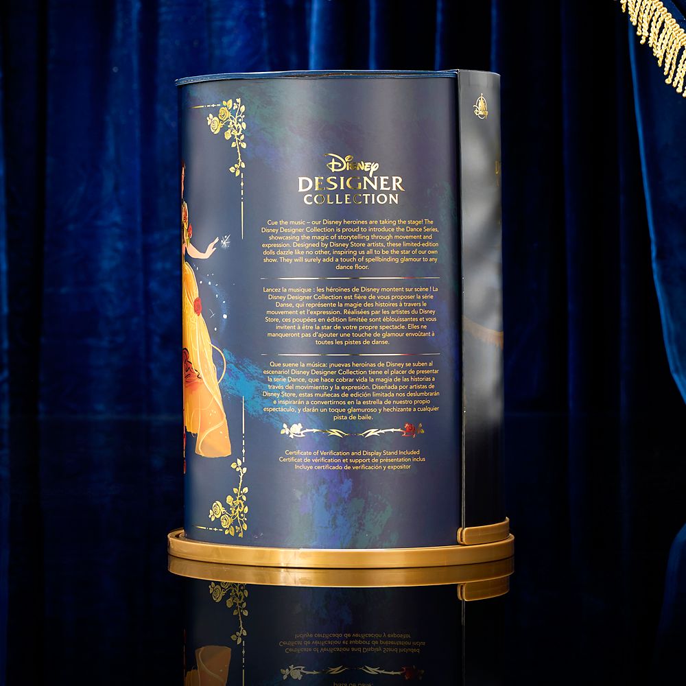 Belle Limited Edition Doll &ndash; Beauty and the Beast &ndash; Disney Designer Collection Dance Series &ndash; 12''