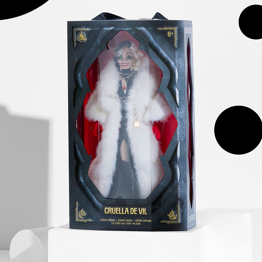 Cruella De Vil Limited Edition Doll &ndash;101 Dalmatians 65th Anniversary &ndash; Limited Edition &ndash; 16''