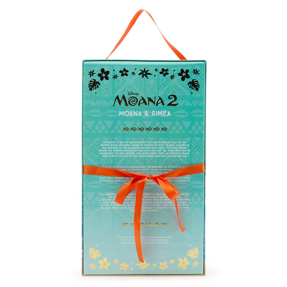 Moana and Simea Limited Edition Doll Set &ndash; Moana 2 &ndash; 16''